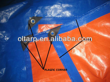 PE BLUE/ORANGE TARPAULIN