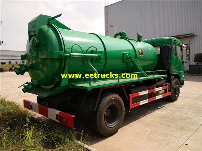 180HP Sewage Suction Tank Trucks