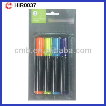 4PK BRIGHT COLOUR FLUORESCENT INK PEN