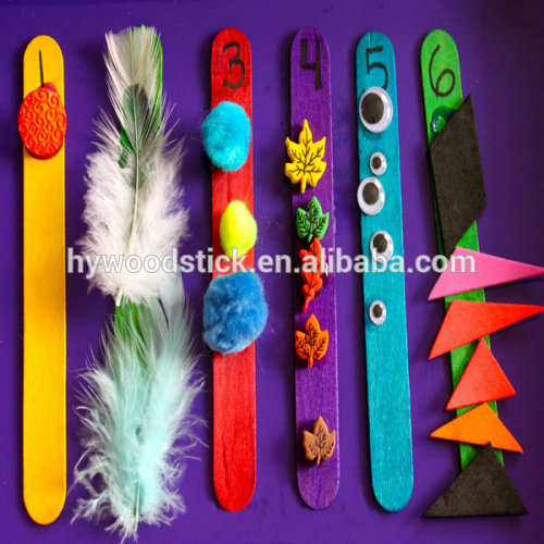 Toy For Kids Color Available Natural Wood or Bamboo Craft Stick