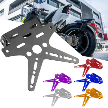 Universal Adjustable CNC Aluminum Alloy Motorcycle License Plate Frame