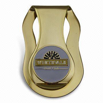 Brass Money Clip with Nickel-plated Finish