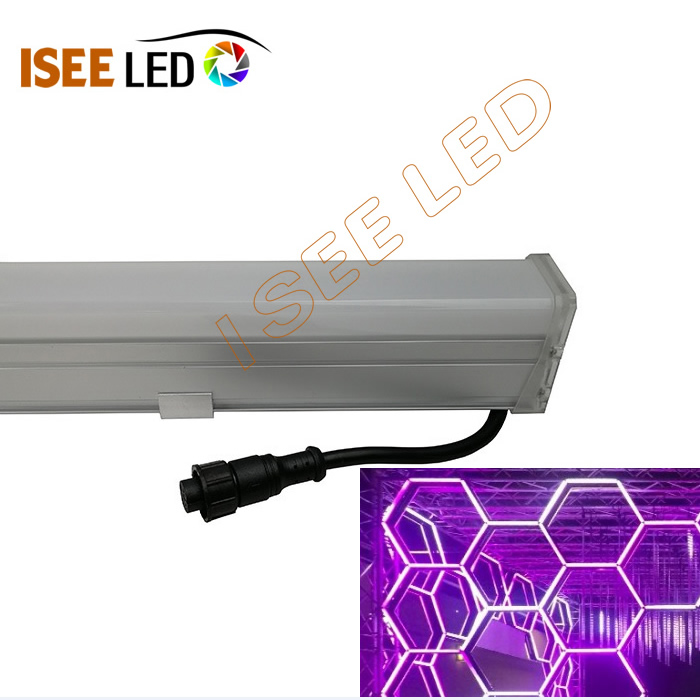 WS2811 SPI LED ටියුබ් ලයිට් එළිමහන් ගොඩනැඟිලි සැරසිලි සැරසීම