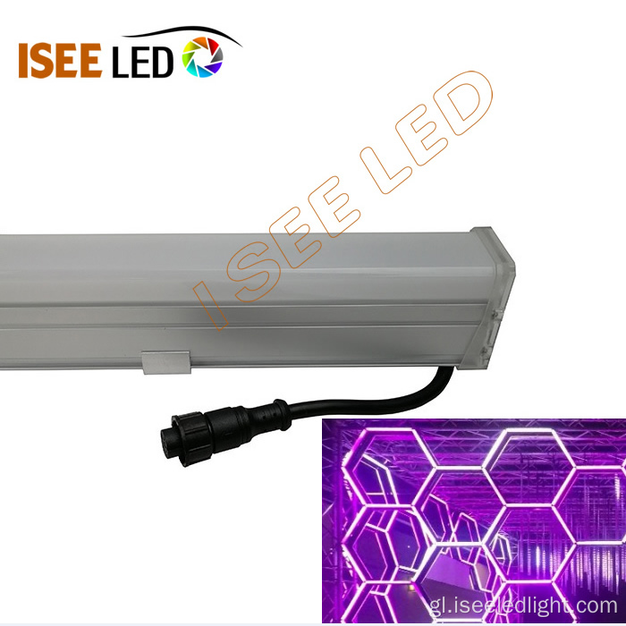 RGB DMX Control de 16 píxeles LED Lineal Tube