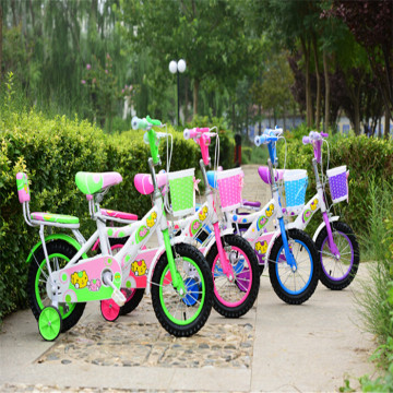 Colorful girl kids bike