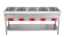 Electric hot food table 5 bays