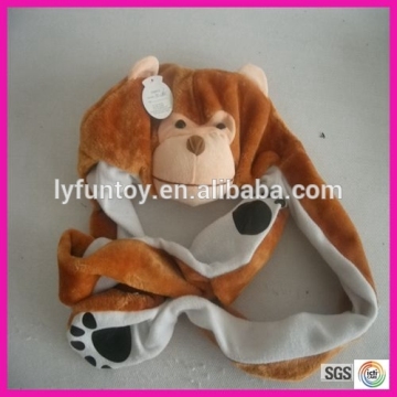 Baby Hat Plush Animal Head Hat Plush Kids cap