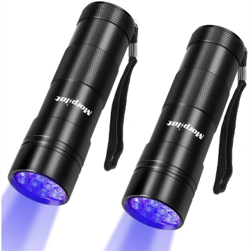 12 LED Pet Urine and Stain Detection UV Handheld Blacklight Flashlight