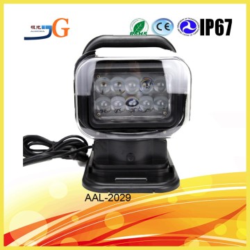 50w wireless Remote Control led searching light 7" searching worklight