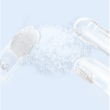 Groothandel siliconen vinger baby tandenborstel siliconenharenharen