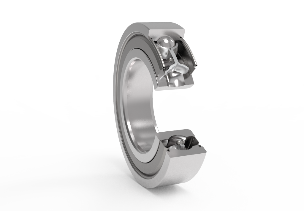 بلبرینگ شیار عمیق تک ردیفی با پوشش گرد و غبار Single Row Deep Groove Ball Bearings With Dust Cover