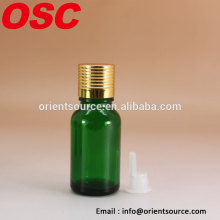 Glass bottle with inner plug made in china
