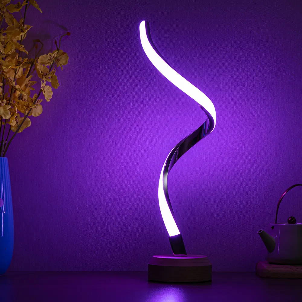 RGB Colourful LED Night Light Bedside Lamp Table Lamp
