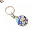 Godkvalitet Metallanpassad glass emalj Keychain