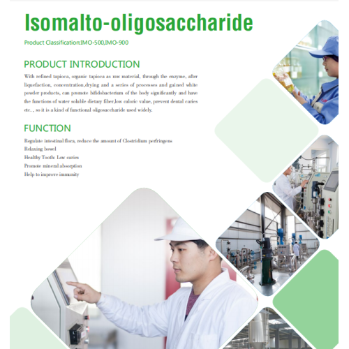 Poudre de tapioca prébiotique IMO 900 isomaltose isomalto-oligosaccharide pour compléments nutritionnels