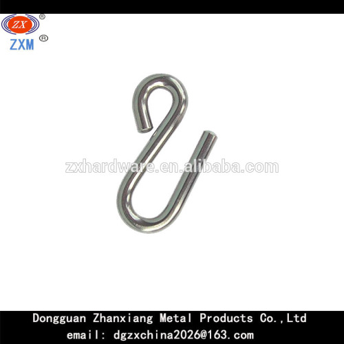 stainless steel spring hook, zinc plated S hook