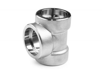 Forged socket weld equal tee