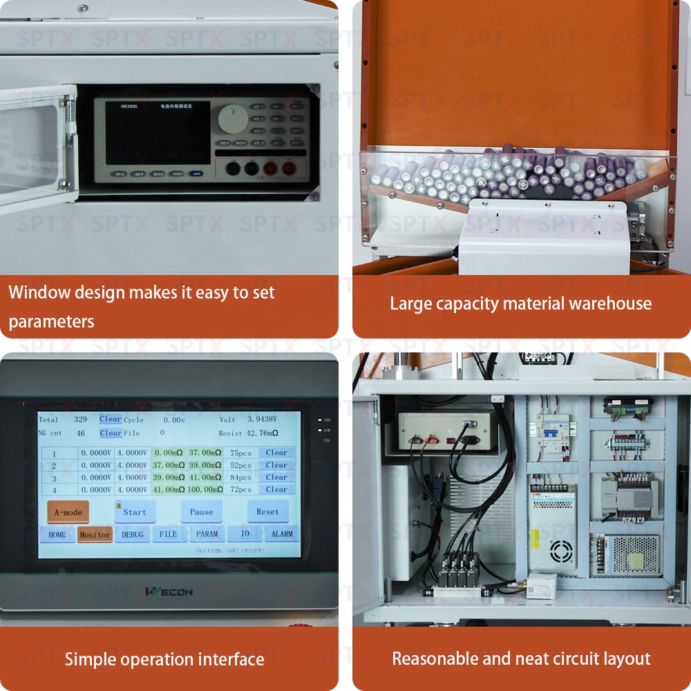 Li-ion Battery Selector Separation 18650 21700 Lithium Battery Pack Sorting Machine Automatic 18650 Battery Sorting Machine