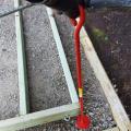 Galvanized Helical Ground Anchor Dog Tie Down Stake