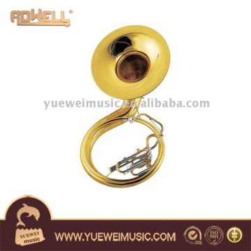 Sousaphone brass wind musical instrument