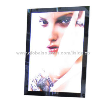 High Resolution LED Ultra-slim Acrylic Light Box, CE-certified, Compliant with RoHS Directive