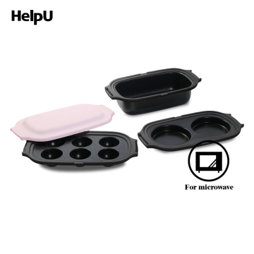 Hot Sale Nonstick Microwave Grill Pot: Grill and Cook in Your Microwave