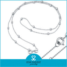 Fashion 925 sterling silver bead chain