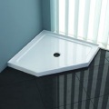 Shower Base With Tile Walls 36''x36'' Diamond Shape Acrylic Shower Tray