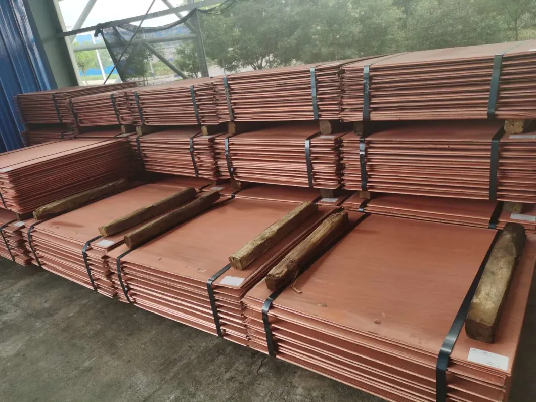 Produced Cathode of 99.98% Copper Cathode Electrolytic