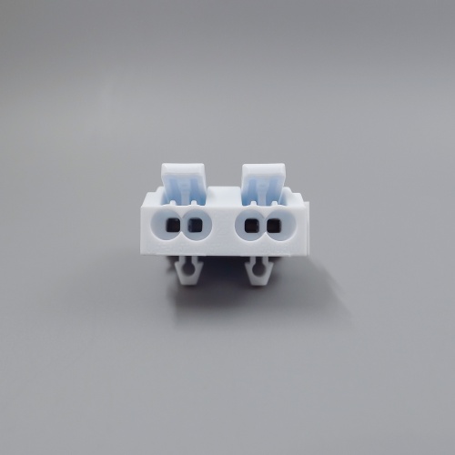 2 broches Mini Connecteurs de fil rapide avec fixation-snaps