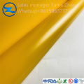 Yellow opaque PVC film customizable packaging