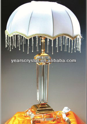china supply optical crystal chandelier desk lamp for wedding decoration(R-2236)