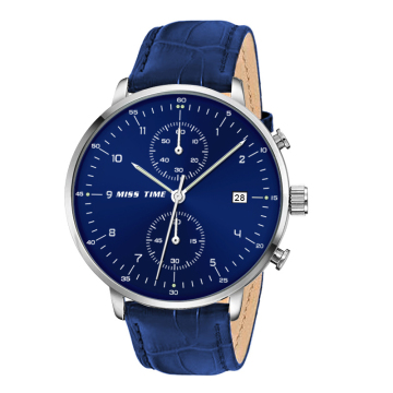 Minimalist style Chronograph multifunctional mens quartz watch