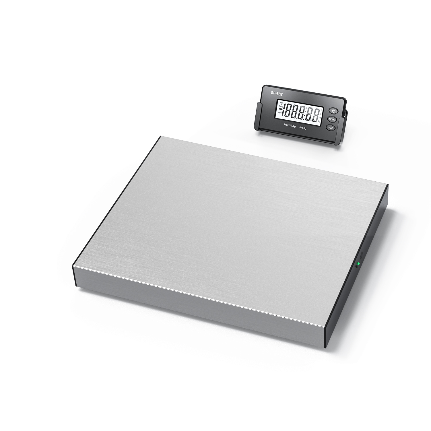 SF-882 200kg Electronic Weighing scales Digital Wireless Stainless steel Weight Postal scale