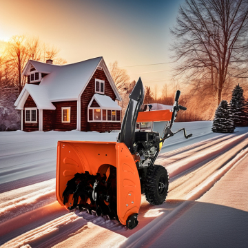 Multi-gear Snow Sweeper for Efficient Street Cleaning