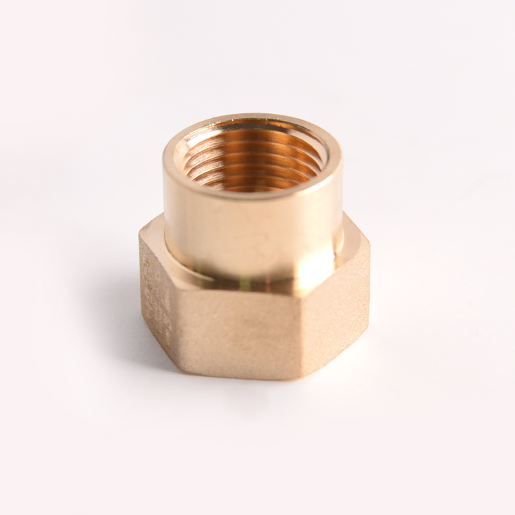 CNC Turning Parts Brass Pipe Fitting Male Copper Tube Connector