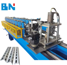 Light Weight Shelf Column Production Machinery: Angle Iron Type Shelf Rack Upright Post Making Machine