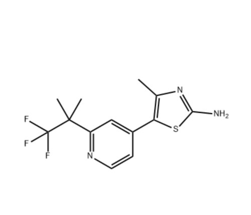 4-Methyl-5-(2-(1,1,1-Trifluoro-2-Methylpropan-2-yl)pyridin-4-yl)Thiazol-2-AMINE CAS 1357476-69-7