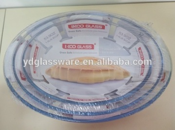 glass plates for dinner microwave bakeware set