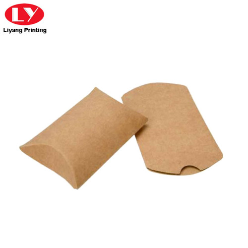 Kraft Paper Pillow Box voor zeepverpakking