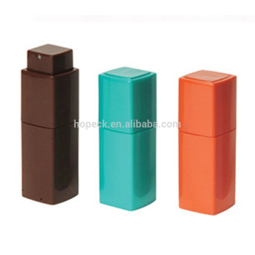 10ml square man shape plastic perfume bottle