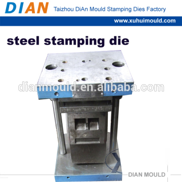 Steel stamping tooling press production of stamps