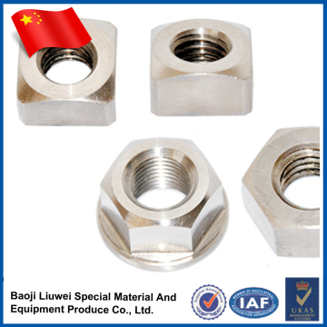 ANSI B18.2.2 M10 titanium square nuts