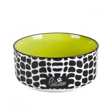 Custom Printed Ceramic Pet Bowl with Logo