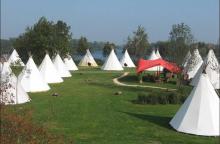Luxury Canvas Cotton Tipi Tent 5m Teepee Tent