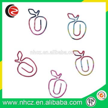 Apple shape paper clips