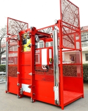 High safety factor construction elevator building hoist