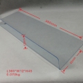 Clear L-vorm Acryl-plankdeler voor supermarkt