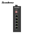 Scodeno Hot Selling IP40 Din-Rail 10/100/1000 Mbit/s 5 RJ45 Ports Industrial Ethernet Switches