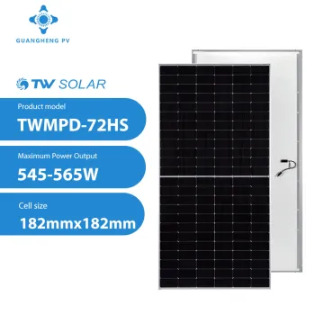 TW Solar TWMPD-72HS Monocrystalline Solar Panels: 545W to 565W Power Output and 144 Cell Configuration by Tongwei